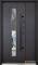 Вхідні полуторні двері модель Ufo Black (Колір RAL 9005 + Чорна шагрень) комплектація COTTAGE 1200 Вхідні полуторні двері модель Ufo Black (Колір RAL 9005 + Чорна шагрень) комплектація COTTAGE 1200